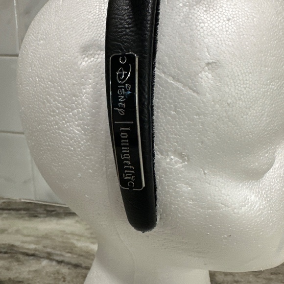 Disney Animal Kingdom Loungefly Minnie Minnie Headband Ears Pink Snakeskin NEW - Picture 6 of 13